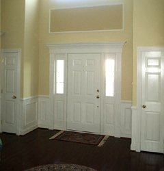 Yellow foyer